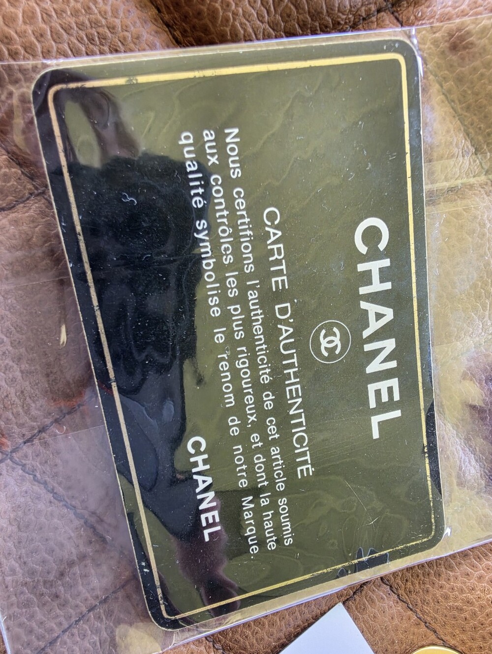 CHANEL Quilted Brown Leather Backpack with Gold CC Emblem - Picture 12 of 16